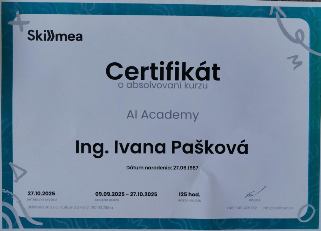 Ai certifikat