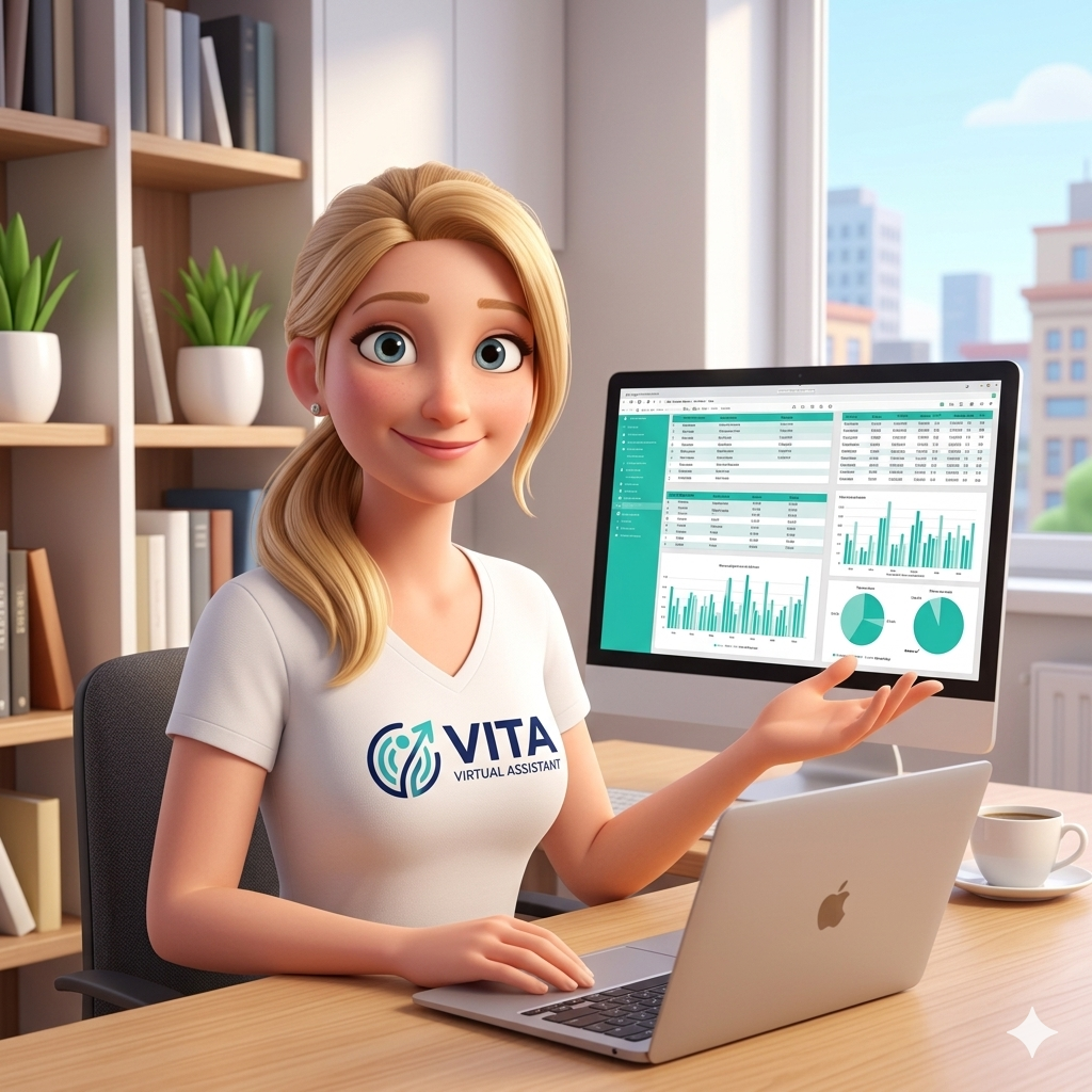 Virtuálna asistentka VITA – administratívne služby a AI automatizácia pre firmy